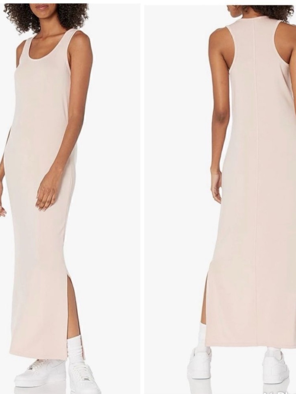 Daily Ritual Blush Pink Racerback maxi dress